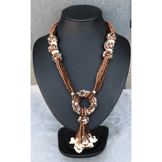 Copper Beaded Necklace (YN-010)