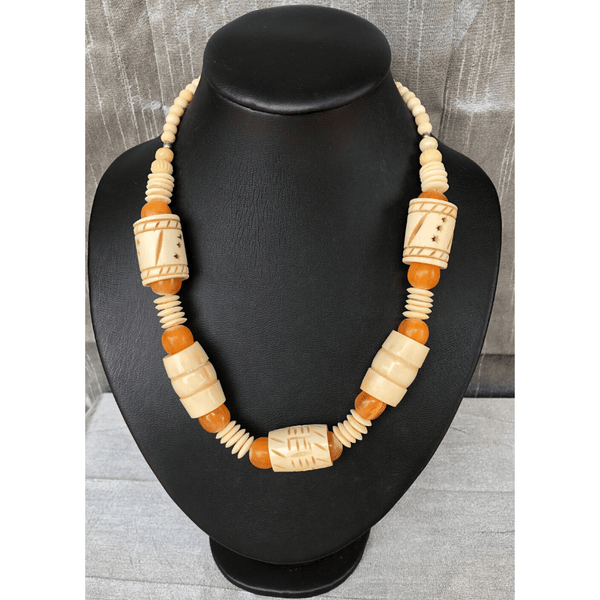 YN-023-Wooden Large Costume Necklace-Yazzii Craft Organisers