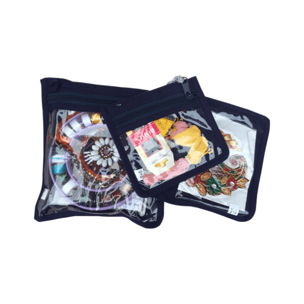 -Small Craft / Notions / Travel Pouch Set (3pc)-Yazzii Craft Organisers