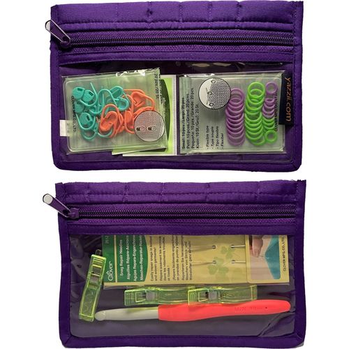 CA420P-Sewing & Craft Notions Portable Pouch Set (2PC)-Yazzii Craft Organisers