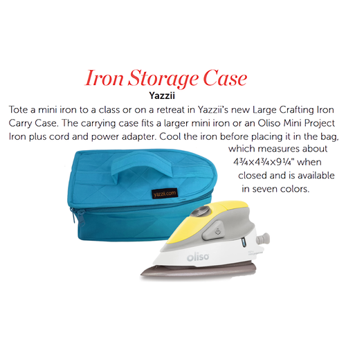 -Iron Storage Case (Large) - Fits Oliso Mini Iron-Yazzii Craft Organisers