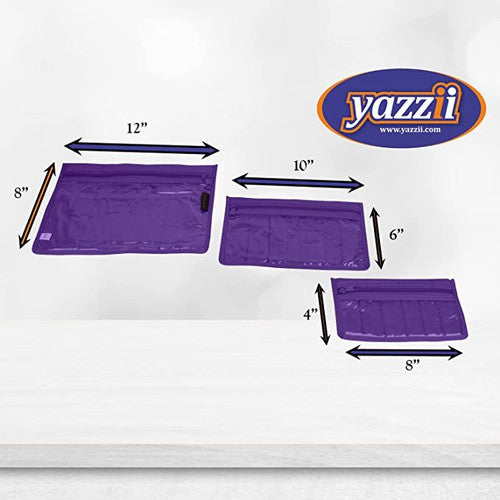 '-Craft Notions Pouch Set (3PC) Sorting & Organising-Yazzii Craft Organisers