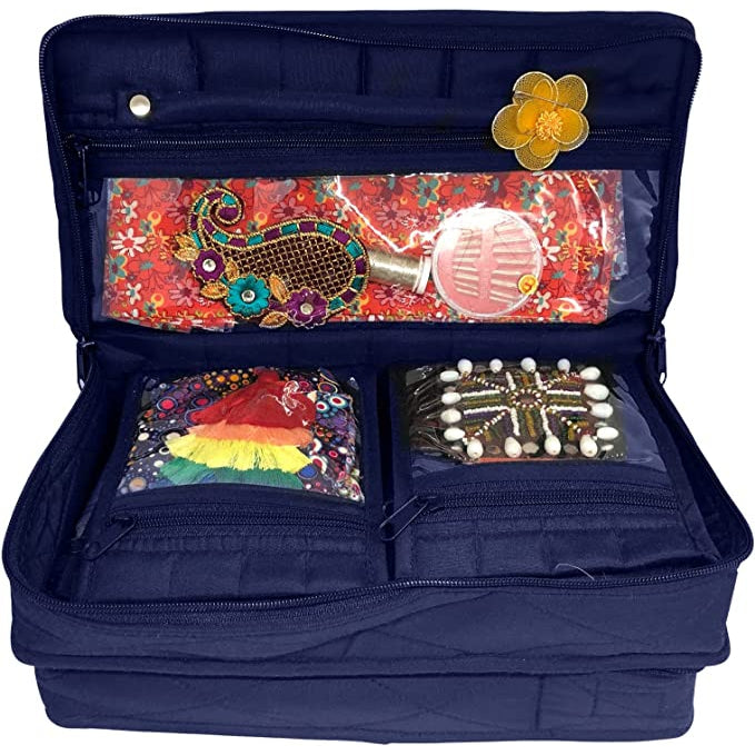 CA610N-Deluxe Craft / Jewellery Storage Portable Organizer-Yazzii Craft Organisers