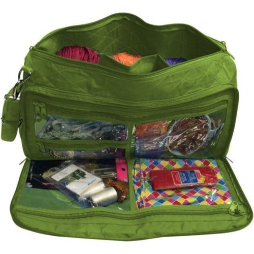 Knitting Bag Premium (CA485)-Thread & Yarn Organizers-Knitting-Yazzii Craft Organizers and Bags