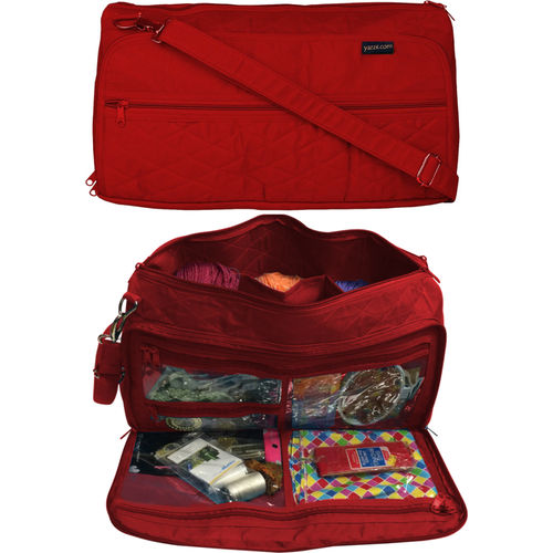 Knitting Bag Premium (CA485)-Thread & Yarn Organizers-Knitting-Yazzii Craft Organizers and Bags